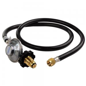 GASPRO 4FT Low pressure propane regulator and hose with POL Connection 